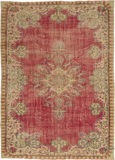 El Dokuma Vintage Halı - 217 cm x 300 cm