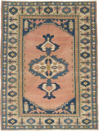 El Dokuma Vintage Halı - 192 cm x 254 cm