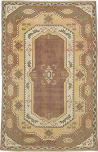 Alfombra Vintage Turca Anudada a Mano - 199 cm x 305 cm