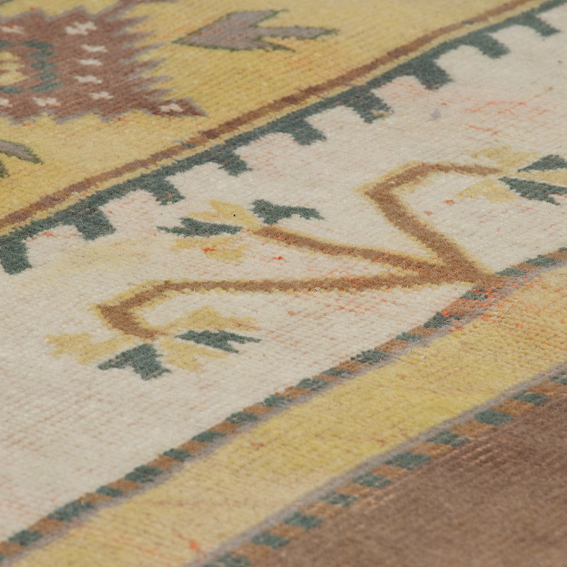 Alfombra Vintage Turca Anudada a Mano - 199 cm x 305 cm - K0090751