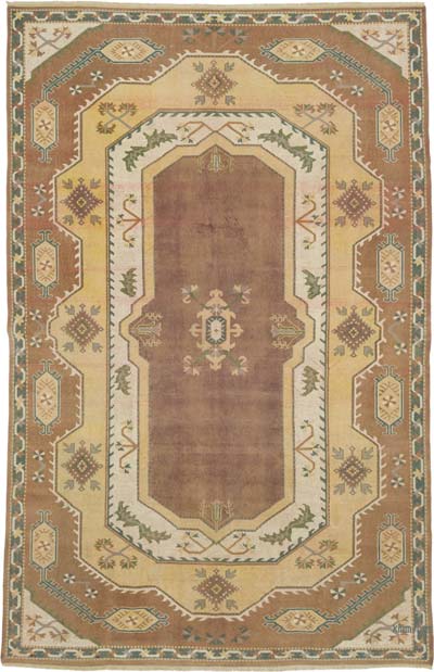 El Dokuma Vintage Halı - 199 cm x 305 cm