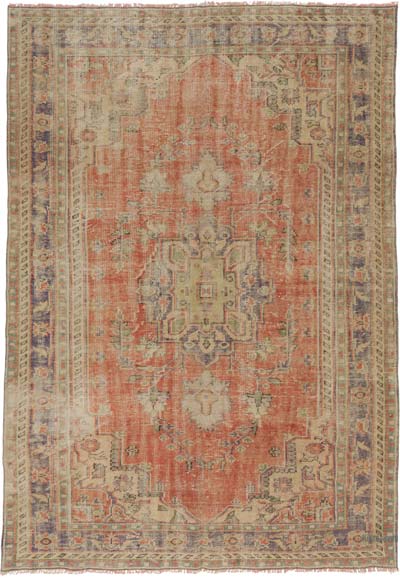 El Dokuma Vintage Halı - 209 cm x 295 cm