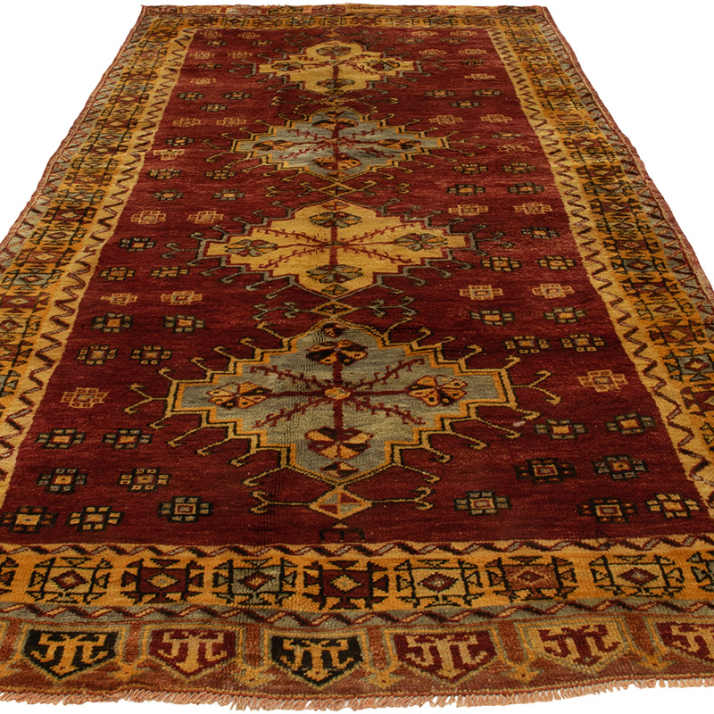 El Dokuma Vintage Hali - 151 cm x 311 cm - K0090760
