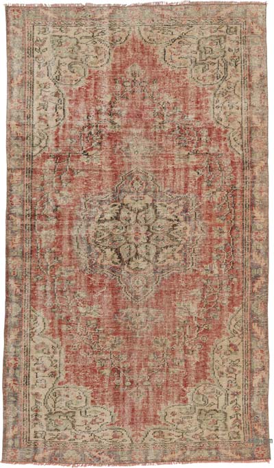 El Dokuma Vintage Halı - 174 cm x 295 cm