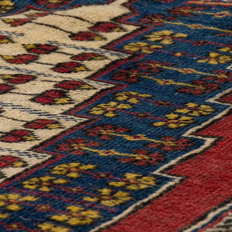 Alfombra Vintage Turca Anudada a Mano - 133 cm x 271 cm - K0090764