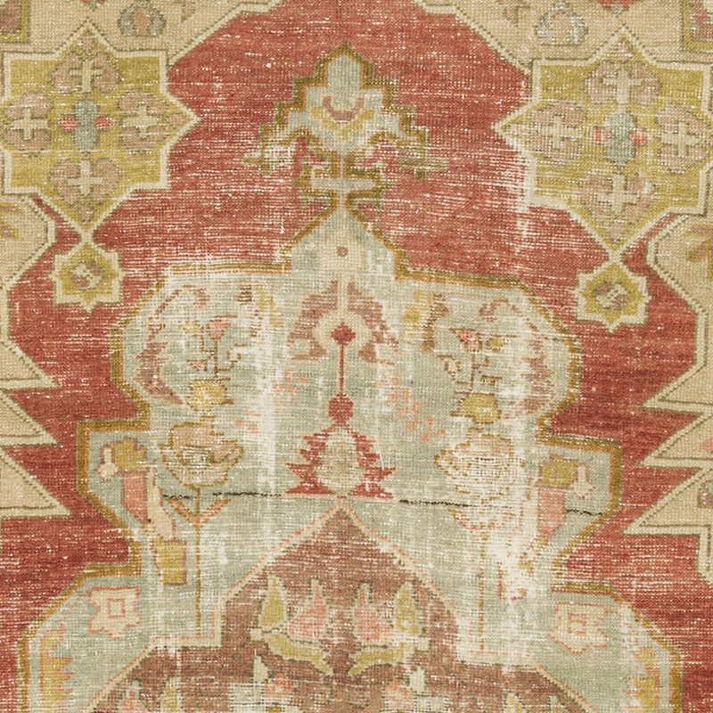 El Dokuma Vintage Hali - 126 cm x 130 cm - K0090766