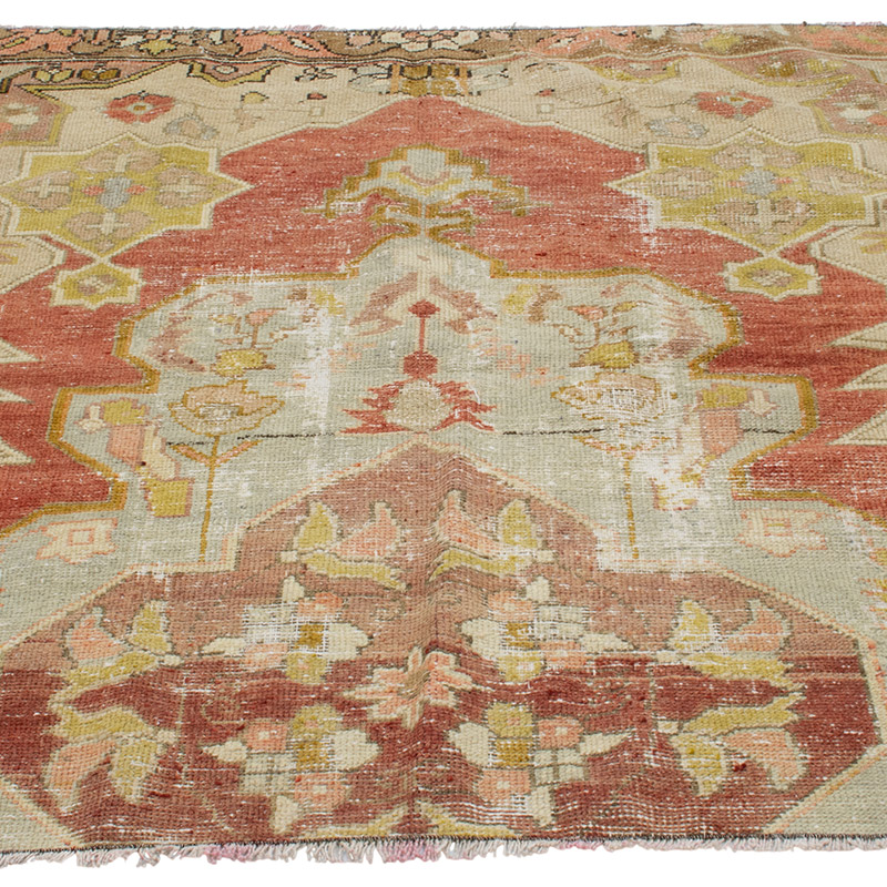 El Dokuma Vintage Hali - 126 cm x 130 cm - K0090766