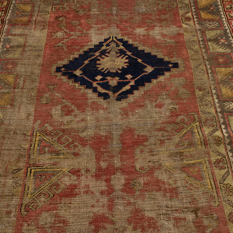 Antique Turkish Hand-Knotted Rug - 4' 1" x 8' 11" (49" x 107") - K0090769
