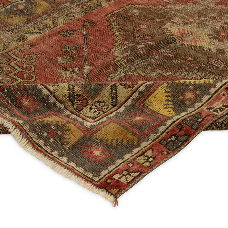 Antique Turkish Hand-Knotted Rug - 4' 1" x 8' 11" (49" x 107") - K0090769