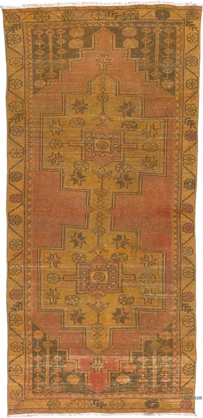 El Dokuma Vintage Halı - 131 cm x 262 cm