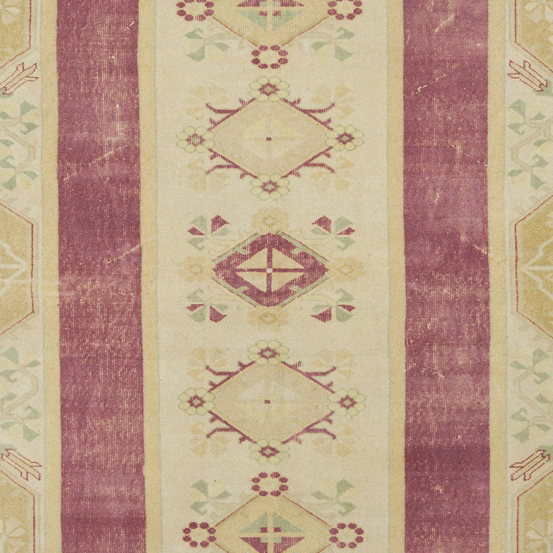 Vintage Turkish Hand-Knotted Rug - 5' 2" x 7' 11" (62" x 95") - K0090778