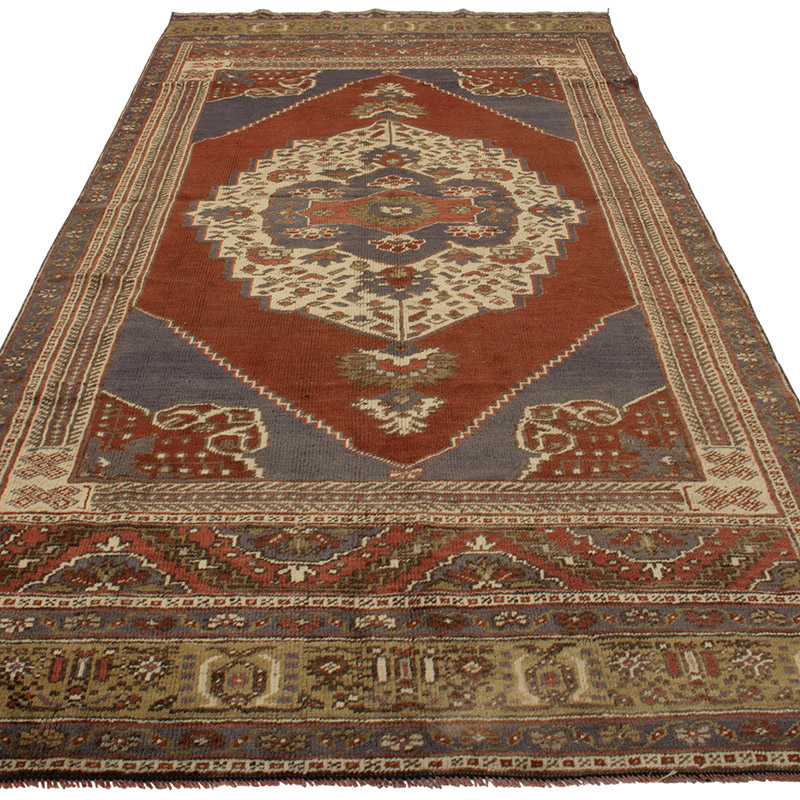 El Dokuma Vintage Hali - 132 cm x 300 cm - K0090779