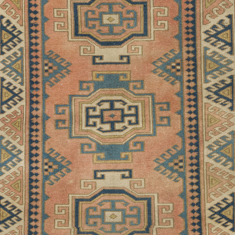 El Dokuma Vintage Hali - 124 cm x 173 cm - K0090781