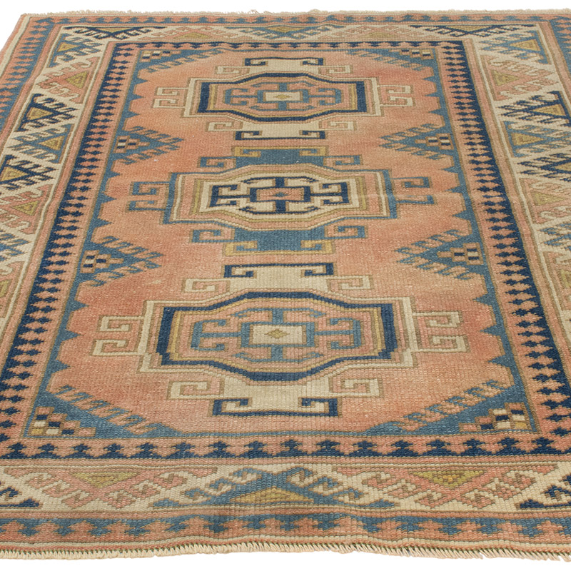 El Dokuma Vintage Hali - 124 cm x 173 cm - K0090781