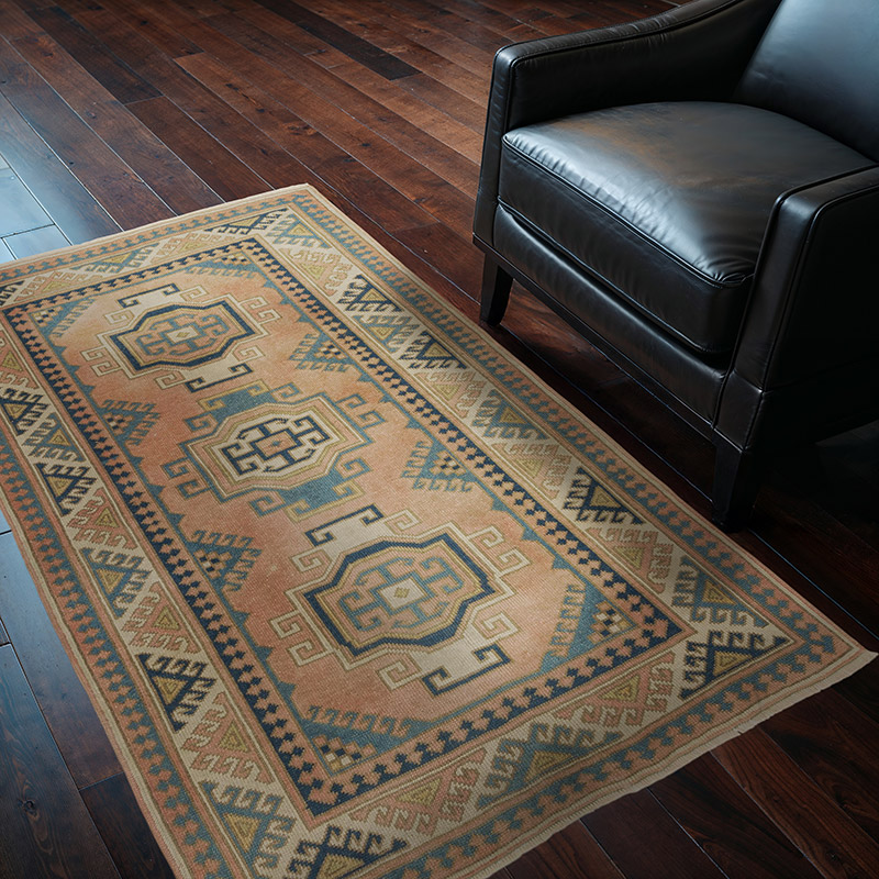 El Dokuma Vintage Hali - 124 cm x 173 cm - K0090781