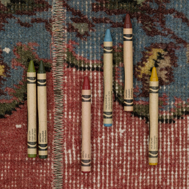 Pasillo Vintage Turco Anudado a Mano - 64 cm x 374 cm - K0090783