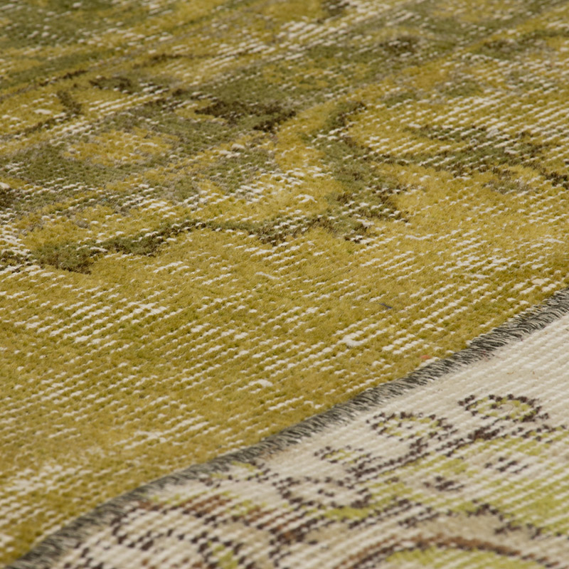 Boyali El Dokuma Vintage Hali Yolluk - 84 cm x 281 cm - K0090785