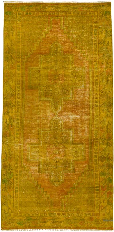 Boyali El Dokuma Vintage Hali - 125 cm x 244 cm