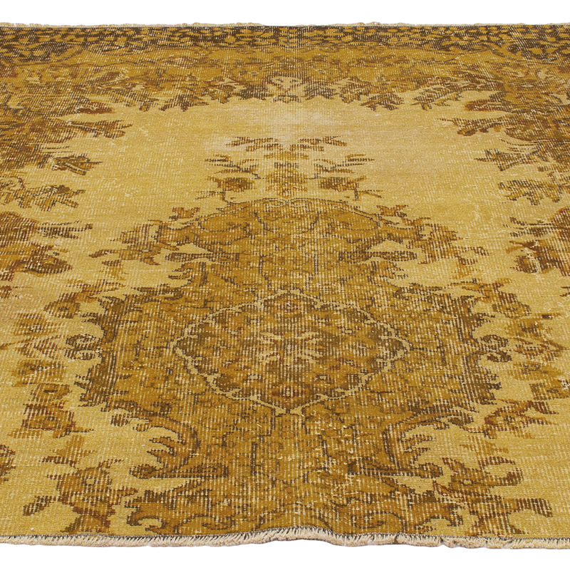 Boyali El Dokuma Vintage Hali - 149 cm x 183 cm - K0090789
