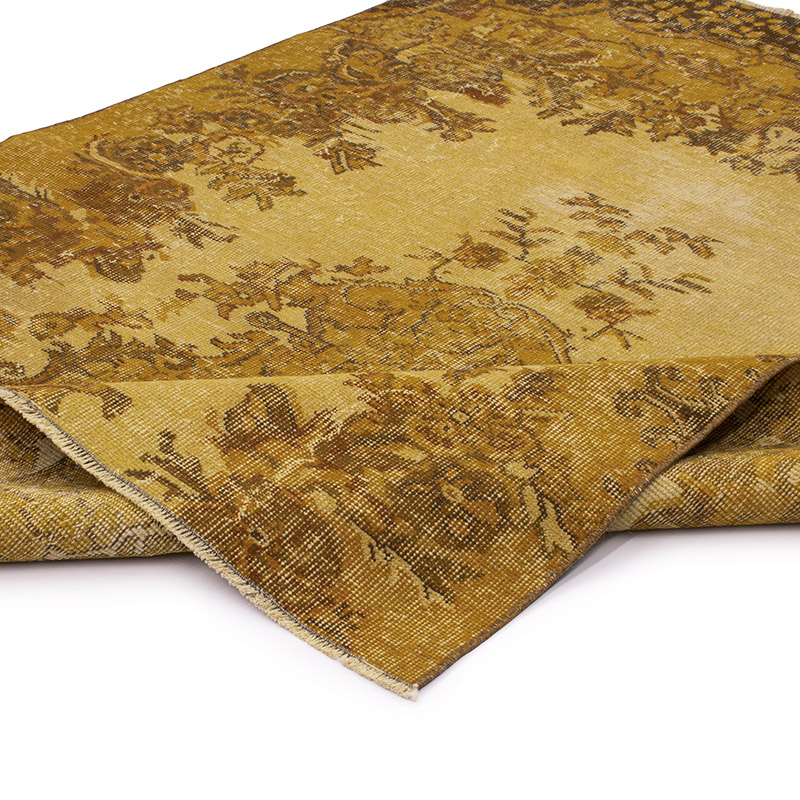 Boyali El Dokuma Vintage Hali - 149 cm x 183 cm - K0090789
