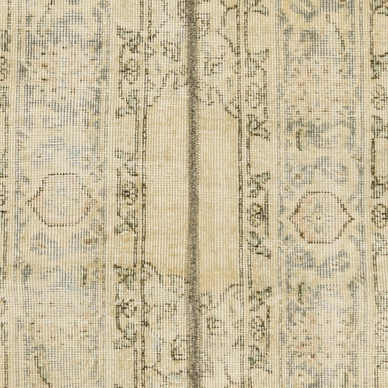 Pasillo Vintage Turco Anudado a Mano - 75 cm x 382 cm - K0090793