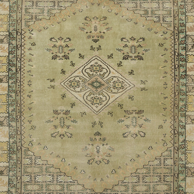 Vintage Turkish Hand-Knotted Rug - 5' 8" x 7' 11" (68" x 95") - K0090795