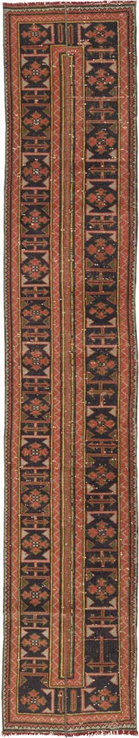 Vintage Anadolu Yolluk - 64 cm x 337 cm