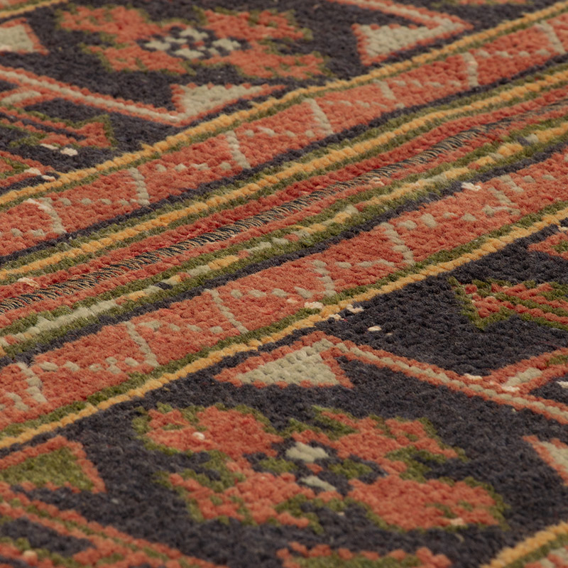 Vintage Turkish Hand-Knotted Runner - 2' 1" x 11' 1" (25" x 133") - K0090796