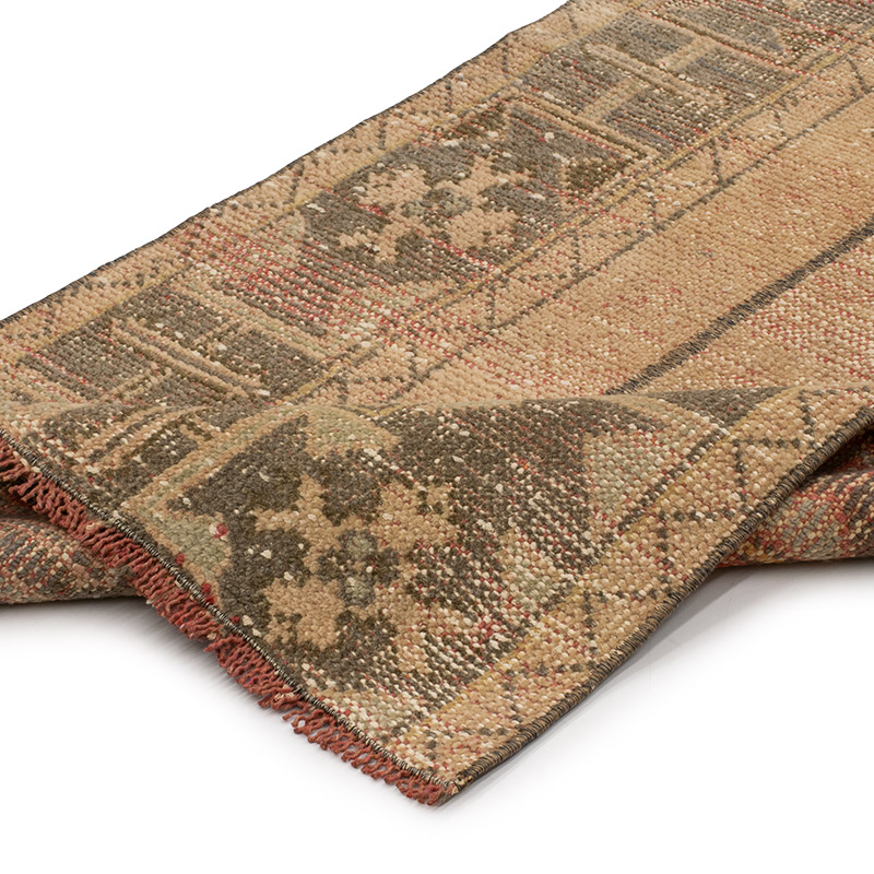 Vintage Turkish Hand-Knotted Runner - 2' 4" x 11' 4" (28" x 136") - K0090801