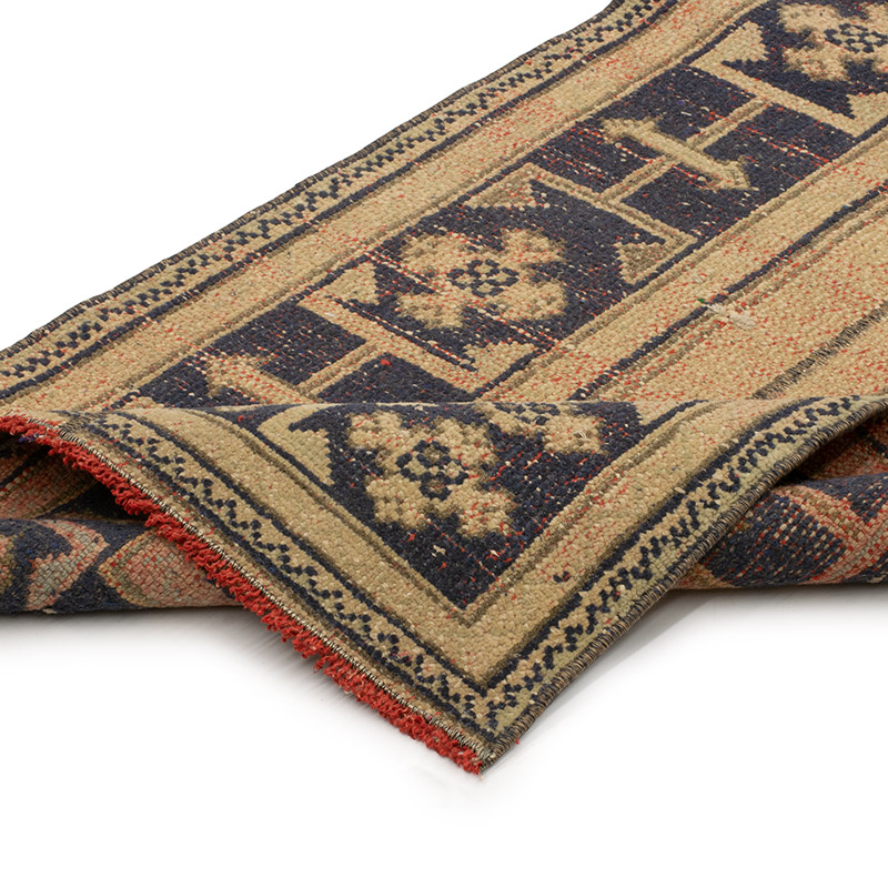 Vintage Turkish Hand-Knotted Runner - 2' 4" x 11' 4" (28" x 136") - K0090802