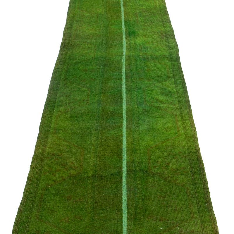 Boyali El Dokuma Vintage Hali Yolluk - 56 cm x 278 cm - K0090804