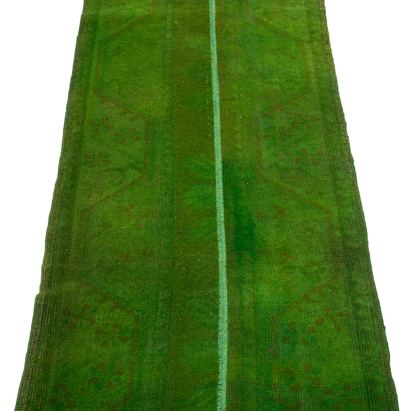 Boyali El Dokuma Vintage Hali Yolluk - 56 cm x 278 cm - K0090804