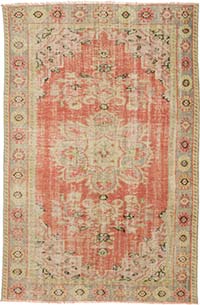 El Dokuma Vintage Hali - 186 cm x 282 cm