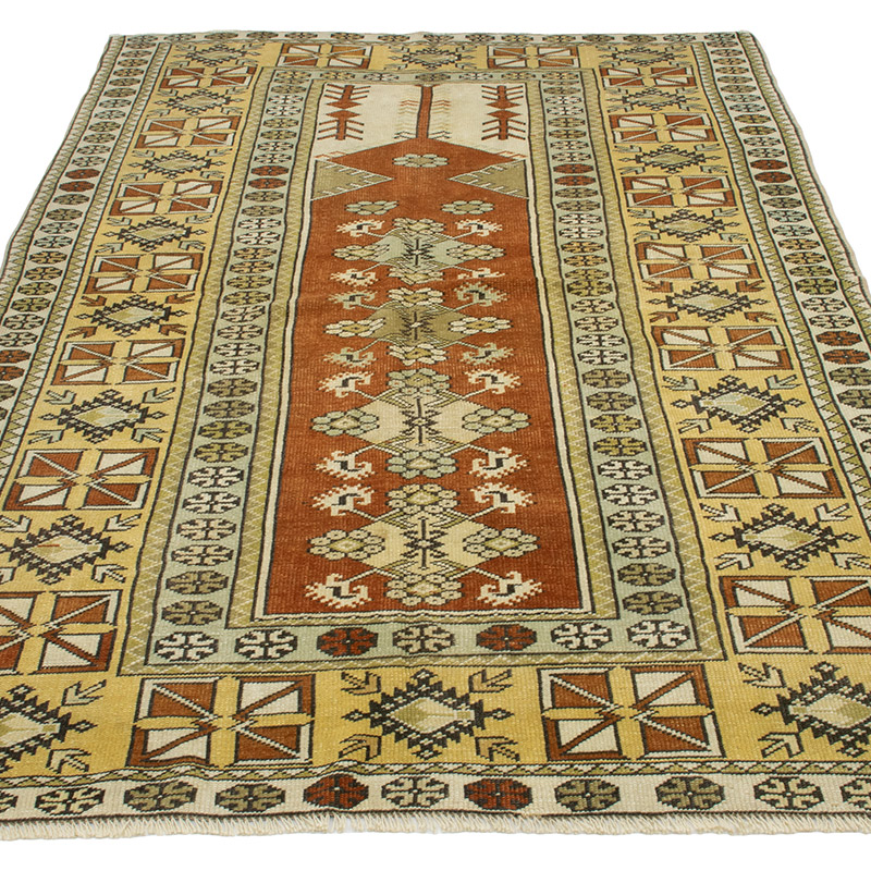 El Dokuma Vintage Hali - 121 cm x 209 cm - K0090807