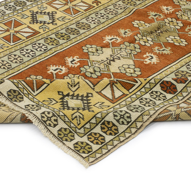 El Dokuma Vintage Hali - 121 cm x 209 cm - K0090807