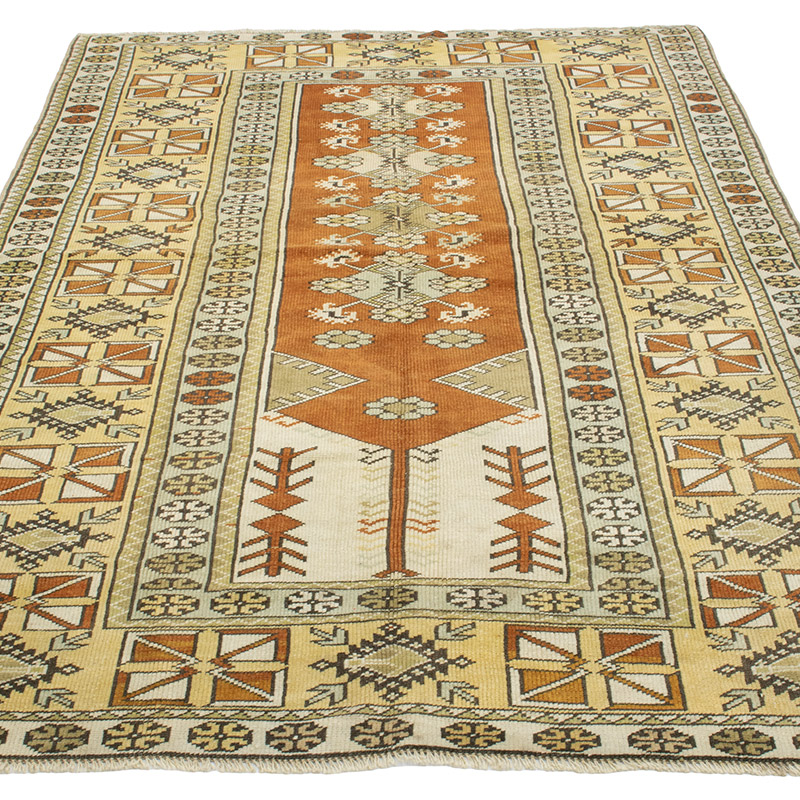 El Dokuma Vintage Hali - 121 cm x 209 cm - K0090807