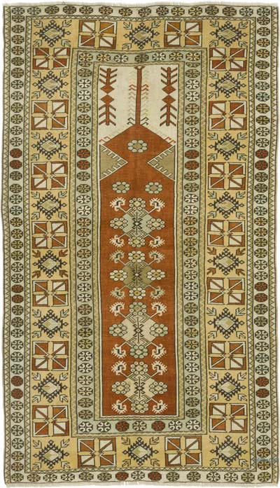 El Dokuma Vintage Hali - 121 cm x 209 cm