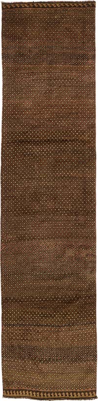 Vintage Turkish Hand-Knotted Runner - 2' 11" x 12'  (35" x 144")