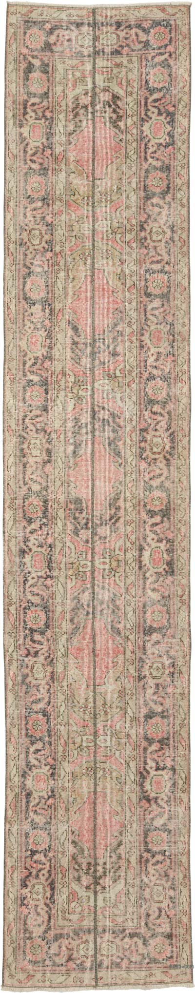 Vintage Turkish Hand-Knotted Runner - 2' 4" x 12' 3" (28" x 147")