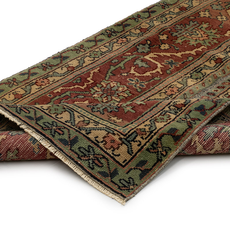 Vintage Turkish Hand-Knotted Runner - 2' 9" x 12' 4" (33" x 148") - K0090817