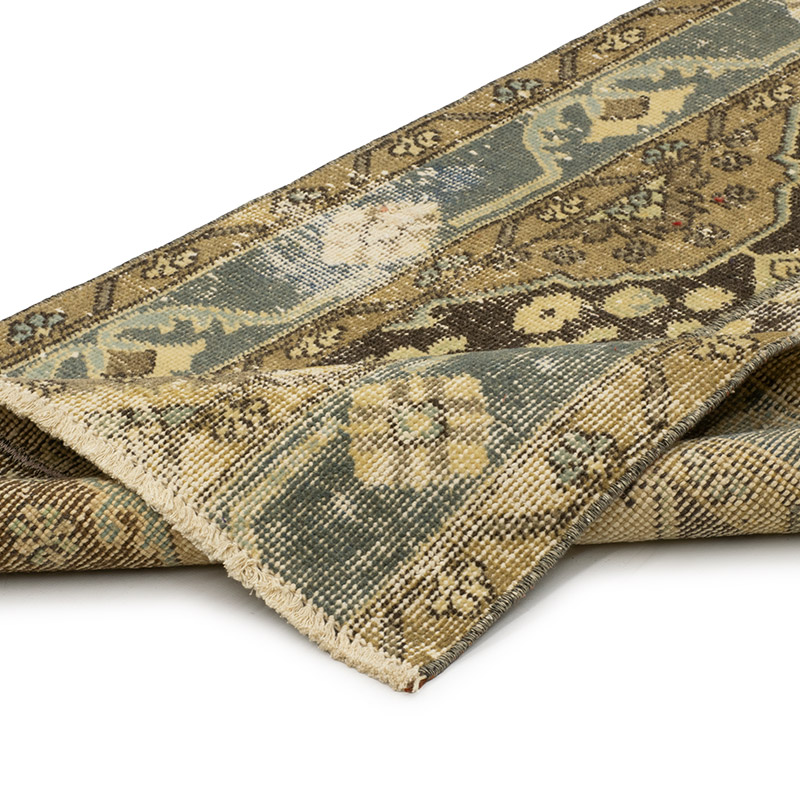 Vintage Turkish Hand-Knotted Runner - 2' 4" x 8' 8" (28" x 104") - K0090818