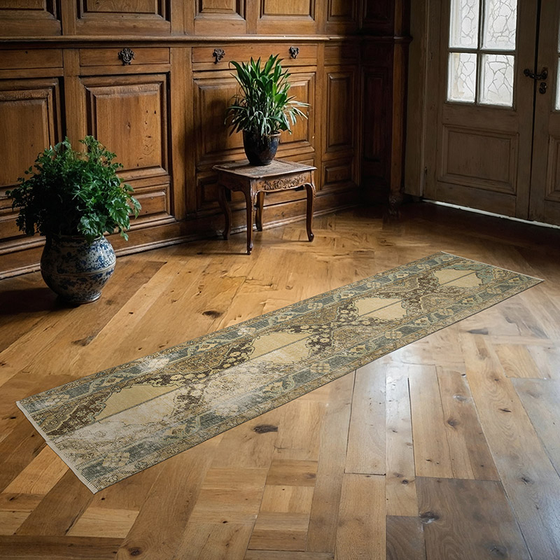 Vintage Turkish Hand-Knotted Runner - 2' 4" x 8' 8" (28" x 104") - K0090818