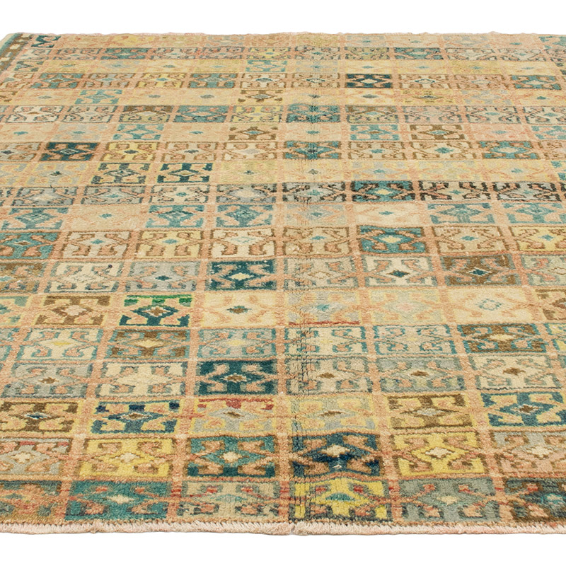Vintage Turkish Hand-Knotted Rug - 6' 4" x 7' 10" (76" x 94") - K0090823