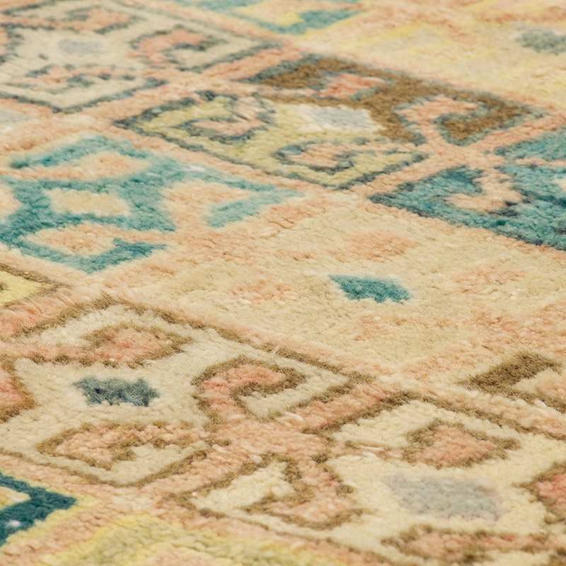 Vintage Turkish Hand-Knotted Rug - 6' 4" x 7' 10" (76" x 94") - K0090823