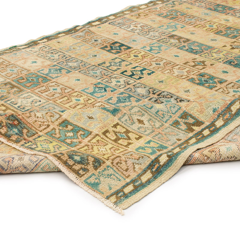 Vintage Turkish Hand-Knotted Rug - 6' 4" x 7' 10" (76" x 94") - K0090823