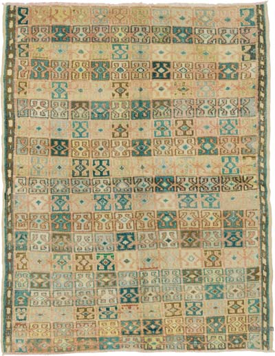 El Dokuma Vintage Hali - 192 cm x 240 cm
