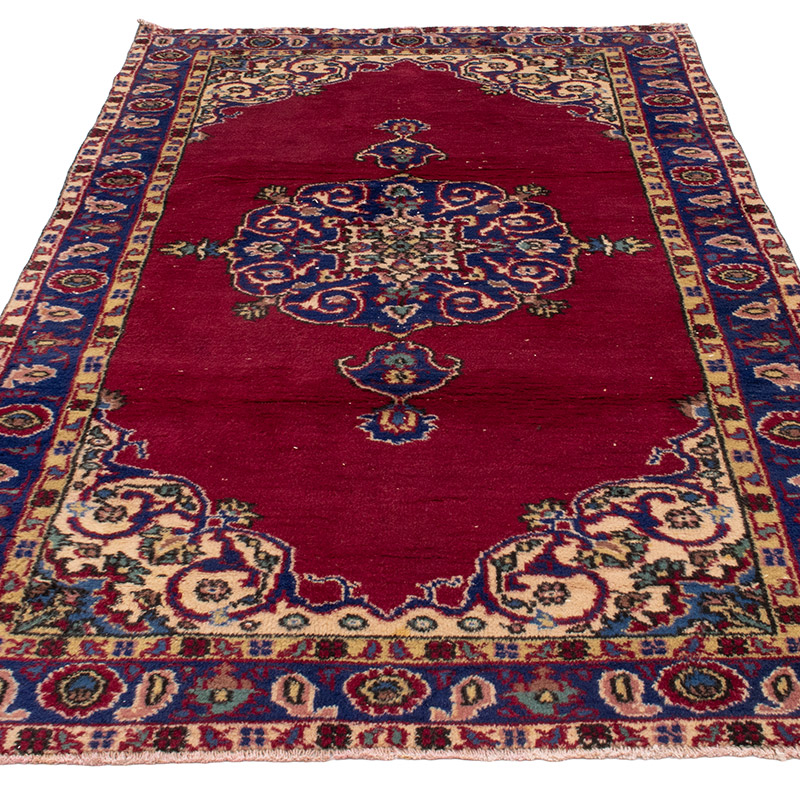 Vintage Turkish Hand-Knotted Rug - 3' 11" x 7' 1" (47" x 85") - K0090824
