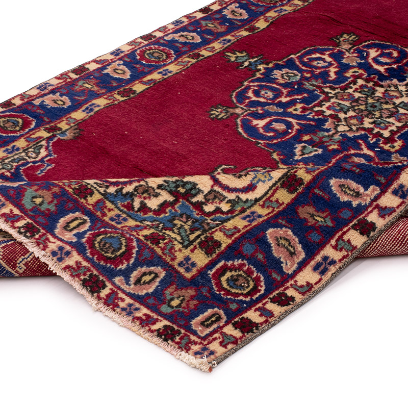 Vintage Turkish Hand-Knotted Rug - 3' 11" x 7' 1" (47" x 85") - K0090824