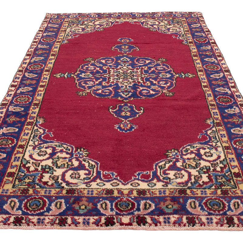Vintage Turkish Hand-Knotted Rug - 3' 11" x 7' 1" (47" x 85") - K0090824