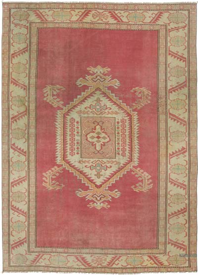 Vintage Turkish Hand-Knotted Rug - 7' 3" x 10'  (87" x 120")
